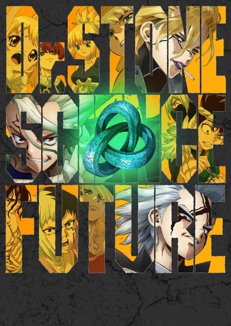Pôster oficial do anime Dr. STONE SCIENCE FUTURE Parte 2 em português