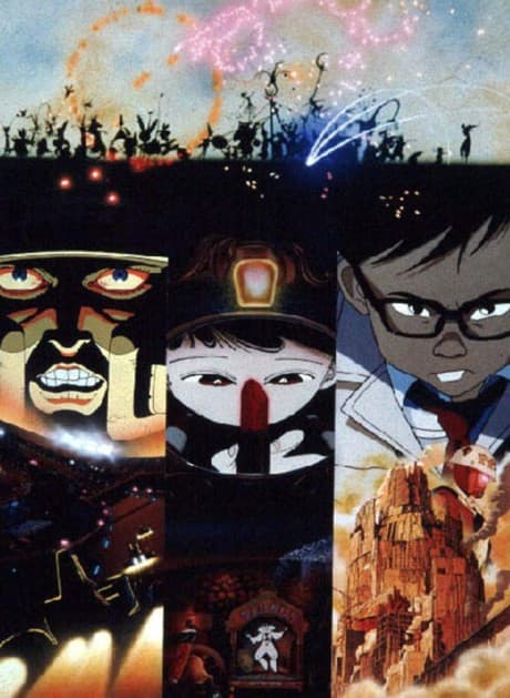 Pôster oficial do anime Neo Tokyo em português