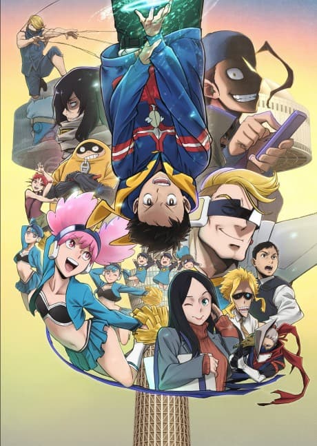 Pôster oficial do anime My Hero Academia: Vigilantes 2ª Temporada em português