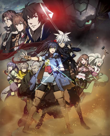Pôster oficial do anime Neppuu Kairiku Bushi Road em português
