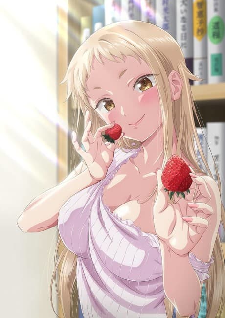Pôster oficial do anime Ichigo Aika: Strawberry Elegy em português