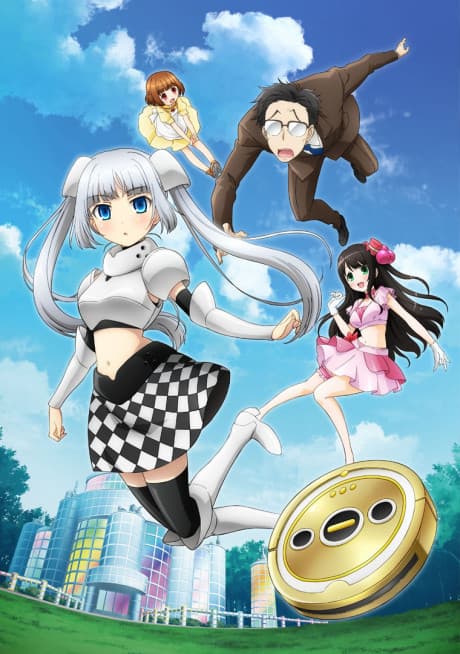 Pôster oficial do anime Miss Monochrome em português