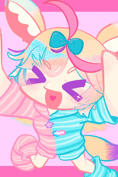 Pôster oficial do anime Pastel Tea Time em português