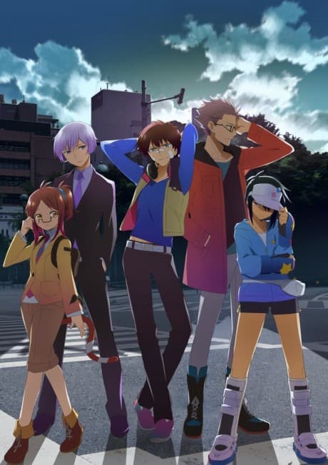 Pôster oficial do anime Hamatora The Animation em português