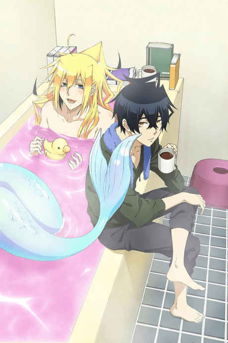 Pôster oficial do anime Orenchi no Furo Jijou em português