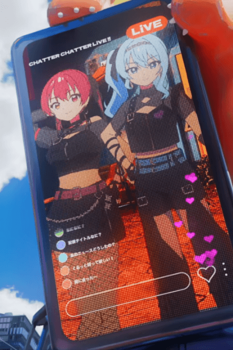Pôster oficial do anime Chatter Chatter em português