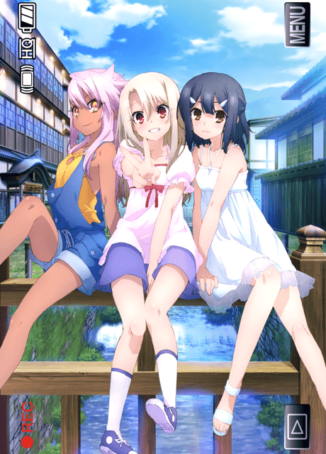 Pôster oficial do anime Fate/kaleid liner Prisma☆Illya 2wei! OVA em português