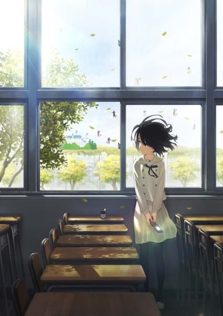 Pôster oficial do anime O Hino do Coração em português