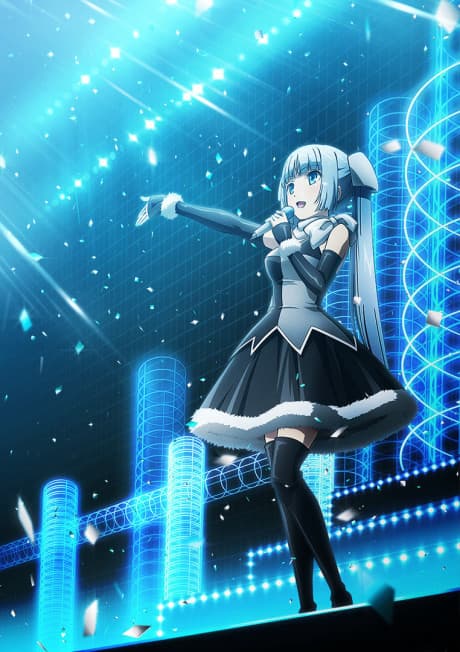 Pôster oficial do anime Miss Monochrome - The Animation - 2 em português