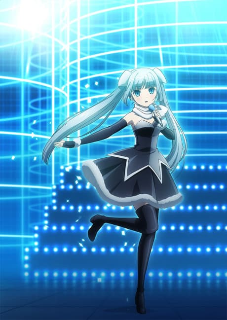 Pôster oficial do anime Miss Monochrome - The Animation - 3 em português