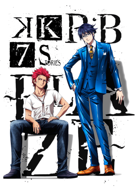 Pôster oficial do anime K Seven Stories R:b ~BLAZE~ em português