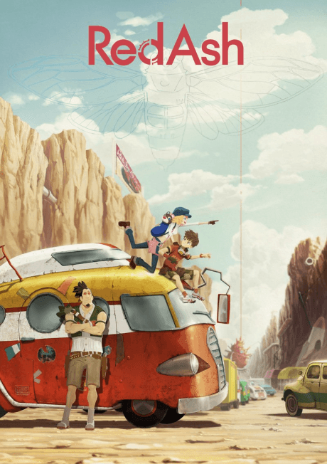 Pôster oficial do anime RedAsh -GEARWORLD- em português