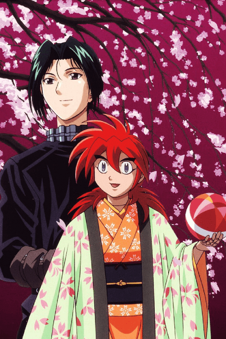 Pôster oficial do anime Karakuri Zoushi Ayatsuri Sakon em português
