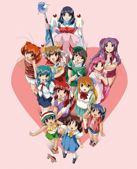 Pôster oficial do anime Tenshi no Shippo Omake em português