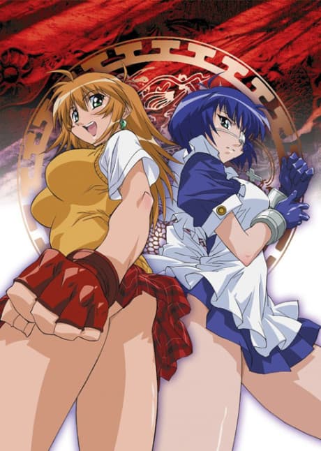 Pôster oficial do anime Battle Vixens: Ikki Tousen em português