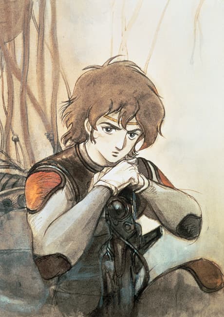 Pôster oficial do anime Dallos em português