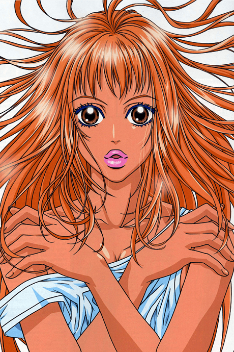 Pôster oficial do anime Peach Girl em português