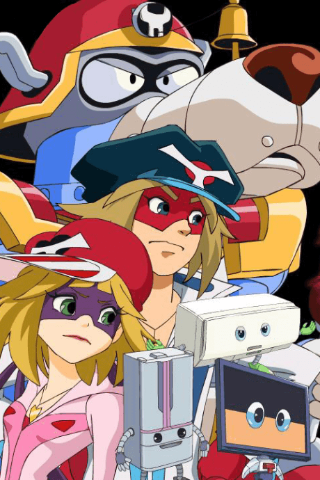 Pôster oficial do anime Yatterman em português