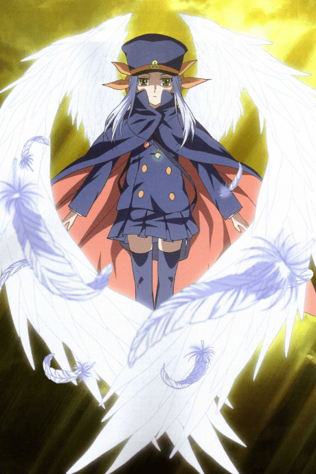 Pôster oficial do anime Shigofumi em português