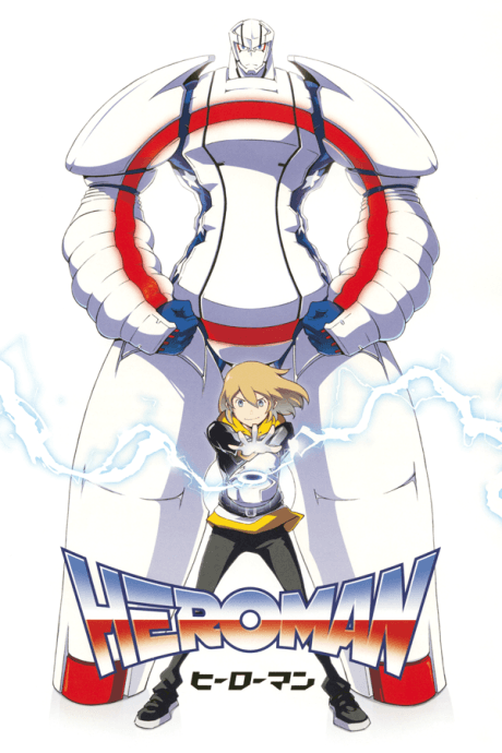 Pôster oficial do anime Heroman em português