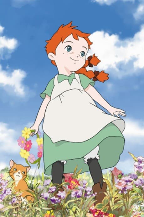 Pôster oficial do anime Konnichiwa Anne: Before Green Gables em português