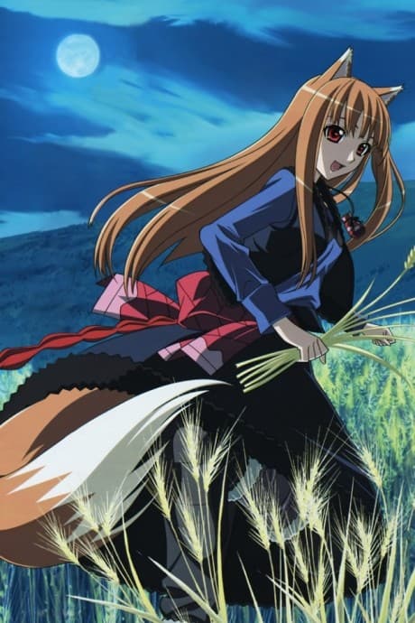 Pôster oficial do anime Spice and Wolf II: Wolf and the Amber Melancholy em português