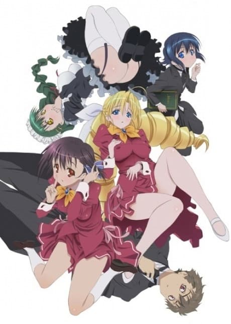 Pôster oficial do anime Ladies vs Butlers! em português