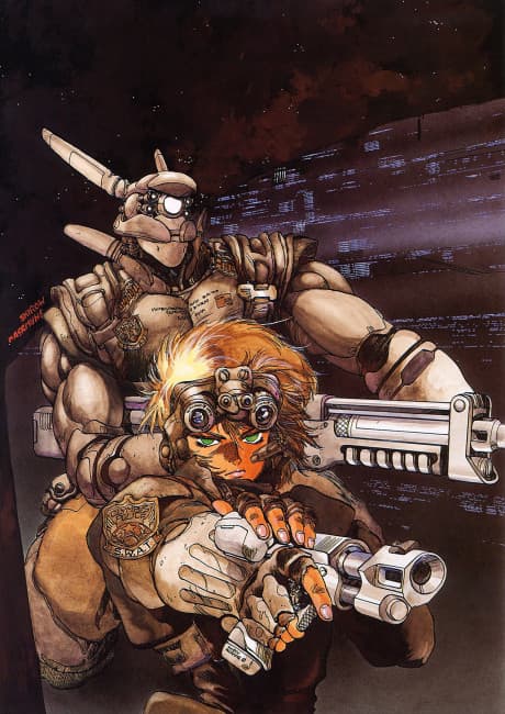 Pôster oficial do anime Appleseed em português