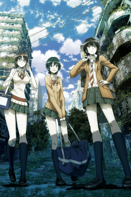 Pôster oficial do anime Coppelion em português