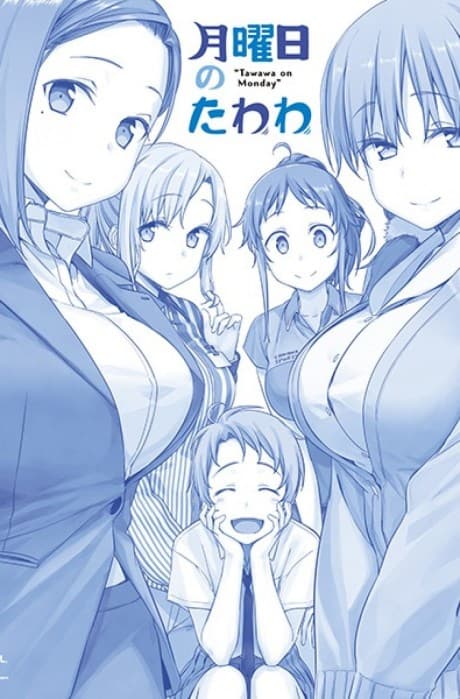 Pôster oficial do anime Getsuyoubi no Tawawa em português