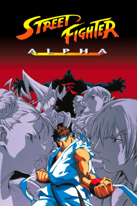 Pôster oficial do anime Street Fighter Alpha em português