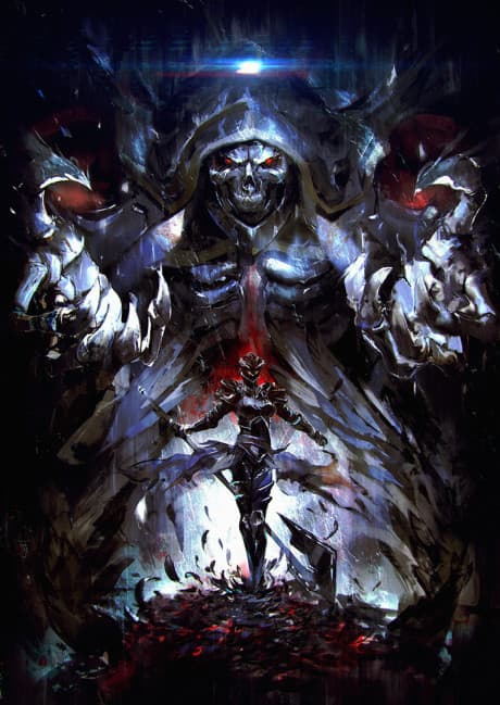 Pôster oficial do anime Overlord: O Rei Zumbi em português