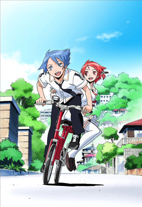 Pôster oficial do anime Kamisama Kazoku em português