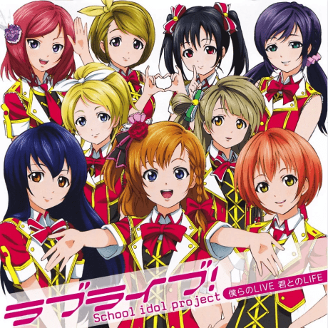 Pôster oficial do anime Bokura no LIVE Kimi to no LIFE em português