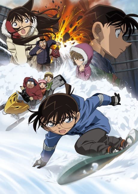 Pôster oficial do anime Case Closed: Quarter of Silence em português