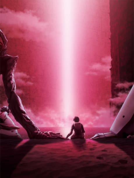 Pôster oficial do anime Knights of Sidonia: Love Woven in the Stars em português
