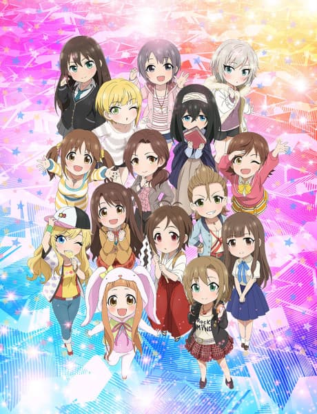 Pôster oficial do anime THE IDOLM@STER CINDERELLA GIRLS Theater em português