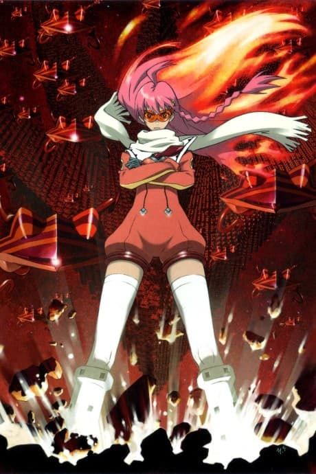 Pôster oficial do anime Gunbuster 2: Diebuster em português