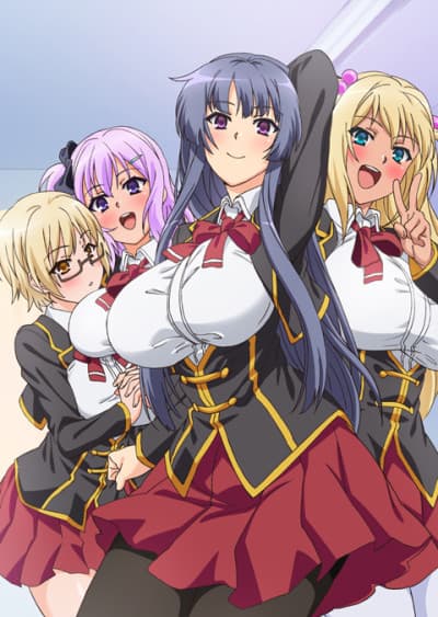 Pôster oficial do anime Kyonyuu Dosukebe Gakuen em português