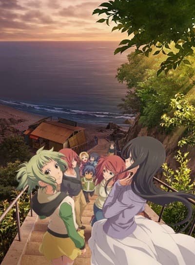 Pôster oficial do anime Amanchu! ~Advance~ em português