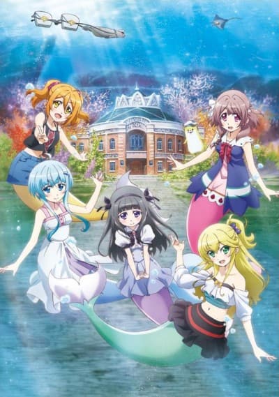 Pôster oficial do anime Bermuda Triangle: Colorful Pastrale em português