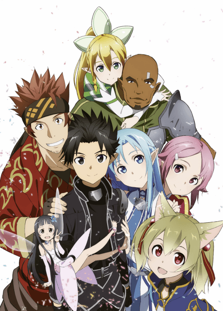 Pôster oficial do anime Sword Art Offline: Extra Edition em português