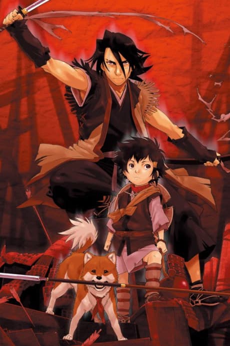 Pôster oficial do anime Sword of the Stranger em português