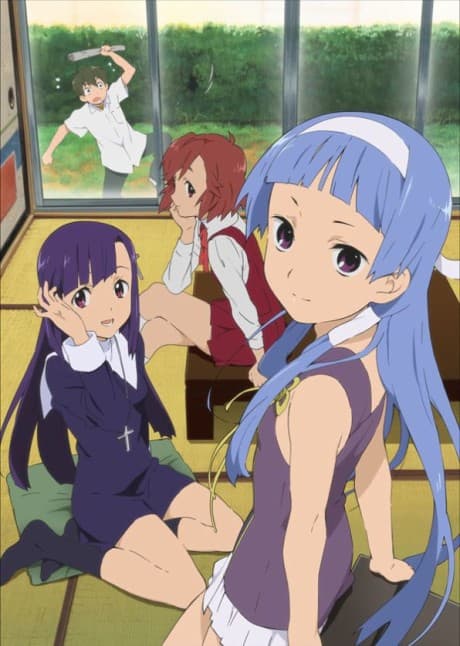 Pôster oficial do anime Kannagi em português