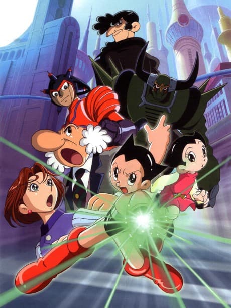 Pôster oficial do anime Astro Boy em português