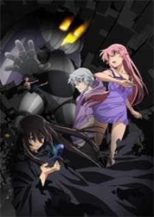 Pôster oficial do anime The Future Diary: Redial em português