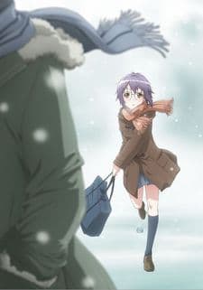 Pôster oficial do anime The Disappearance of Nagato Yuki-chan: I Cannot Let Summer Break End em português