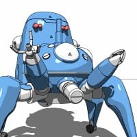 Pôster oficial do anime Ghost in the Shell: Stand Alone Complex 2nd GIG - Tachikomatic Days em português