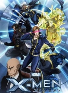 Pôster oficial do anime Marvel Anime: X-Men em português