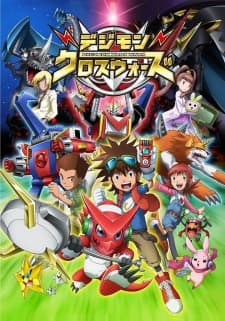 Pôster oficial do anime Digimon Xros Wars em português